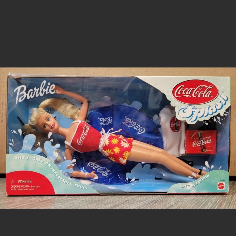 1999 Coca-cola Splash Barbie 25590 Special Edition